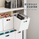 Japanese-style Library Bookshelf Storage Box Right Angle Foldable Storage Box Snack Toy Book Tacking Box Square Box