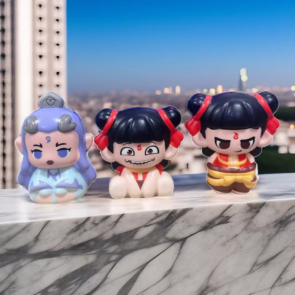 큰 Nezha Ao Bing 혼합 머리 [색상 상자 추가 가능]