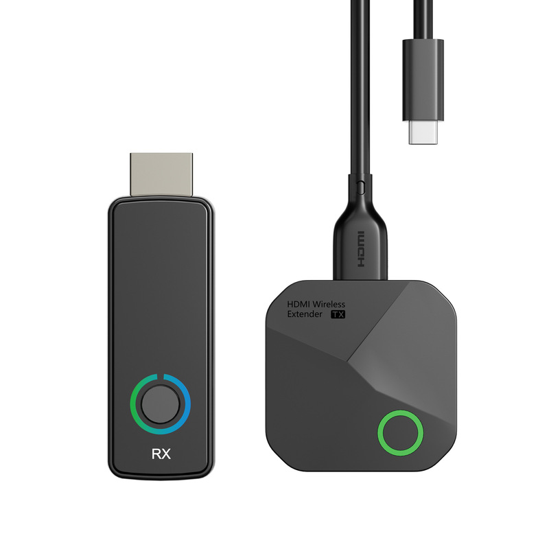 Cross-Border Usb-C HDMI Wireless Transmitter and Receiver 1080P Portable Laptop HDMI Wireless Extender