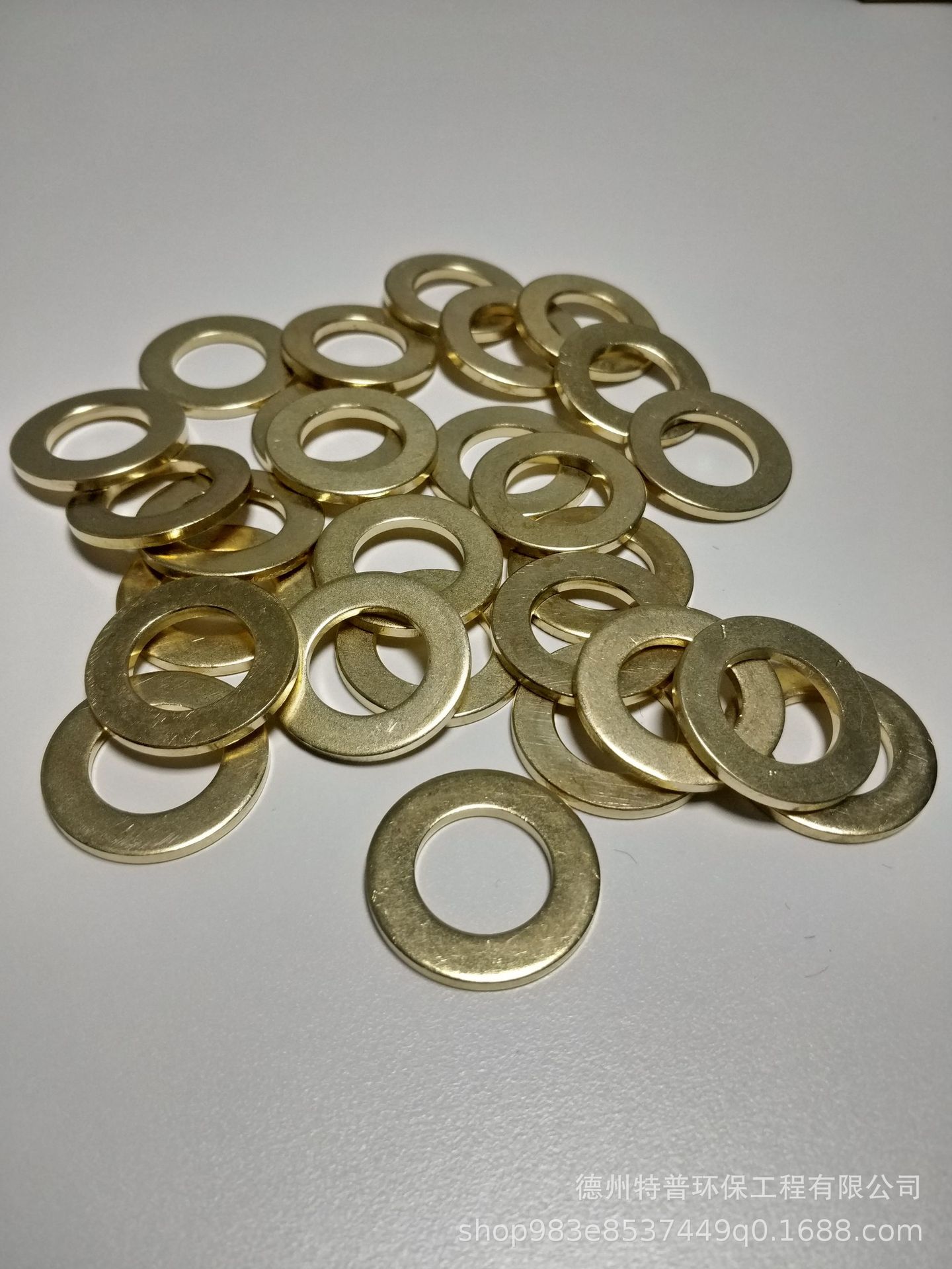 特普厂家出口黄铜平垫片 激光切割