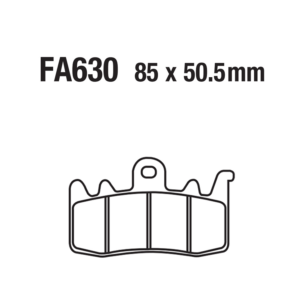 Motocicleta pastillas de freno FA630 aves de agua R1200GS F800 F900