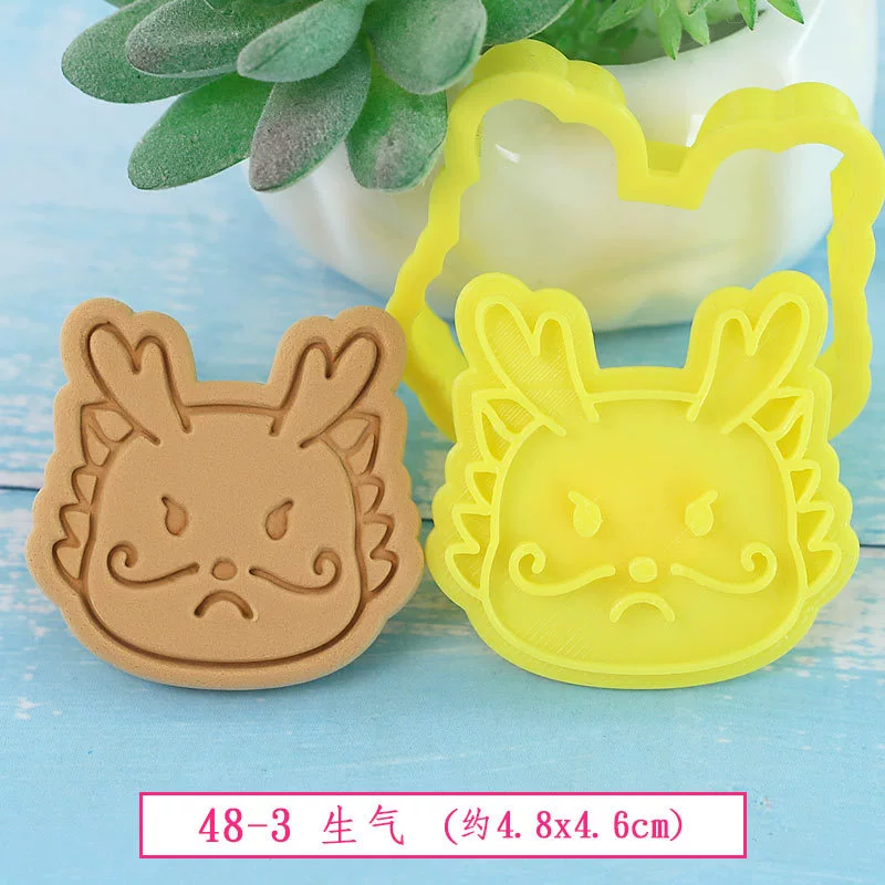 Cartoon compact cute three dimensional mold, fondant, in 3d format