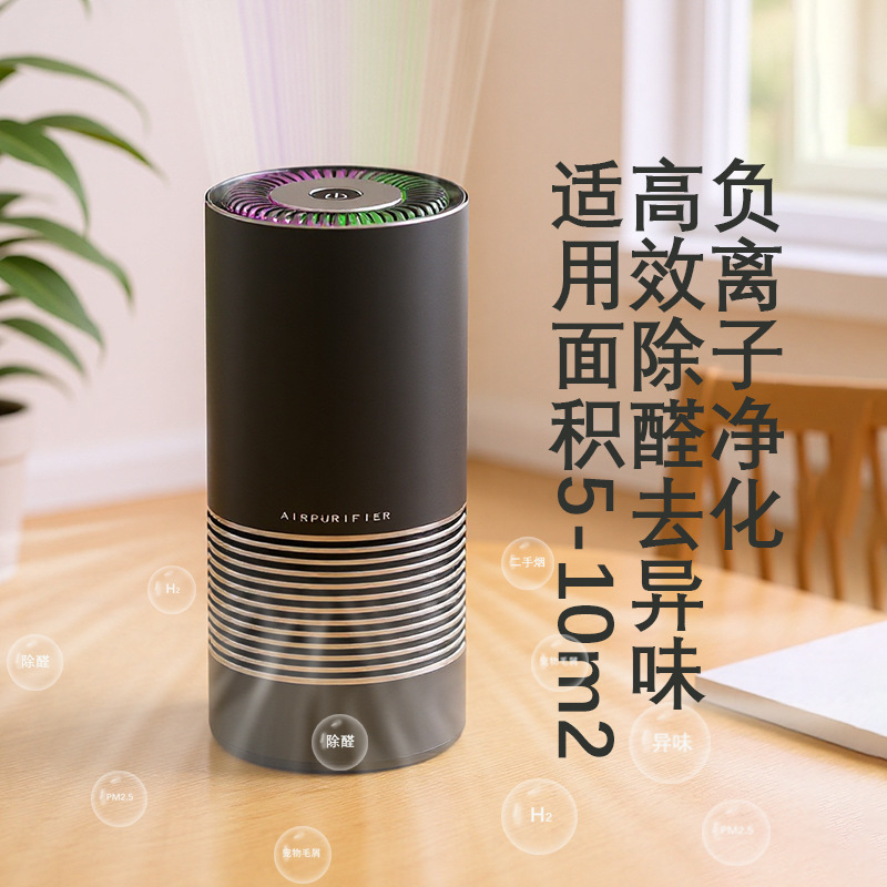 宠物空气净化器家车载学生住宿除甲醛静音小型USB充电桌面净化机|undefined