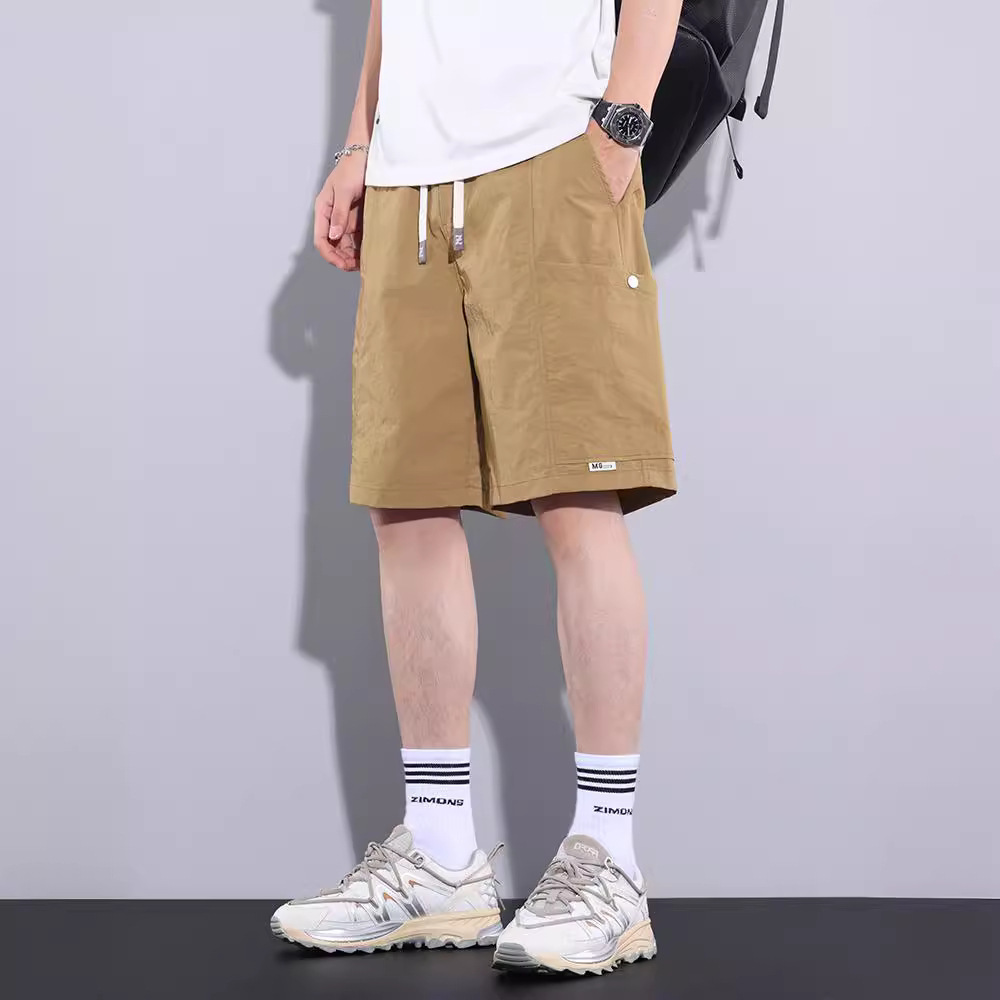 2024 Summer Thin Trendy Brand Loose Straight All-match Shorts Pants Sports Casual Shorts for Men