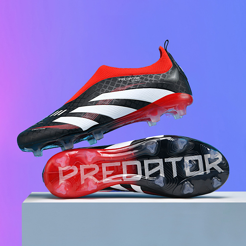 クロスボーダーの新しいサッカーシューズロングスパイクロートップ男性と女性のユーススポーツトレーニングシューズ卸売|undefined