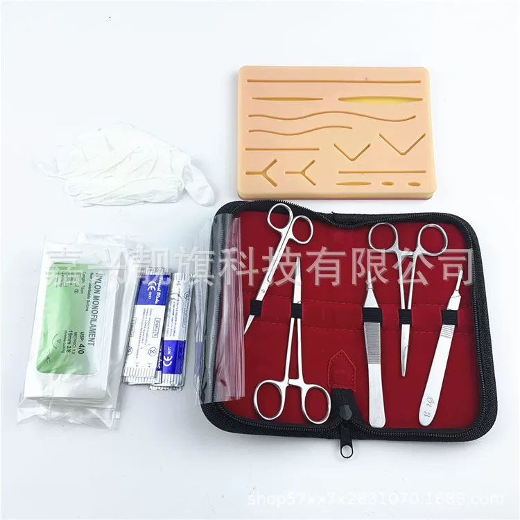 缝合练习套件 Medical student practice tools Create skin wound suture module three -layer wound skin