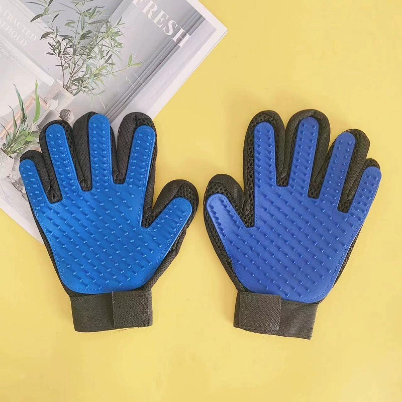 Оптовые перчатки для ухода за животными от производителя: для удаления шерсти, массажные перчатки для купания животных, средства для груминга собак и удаления шерсти.