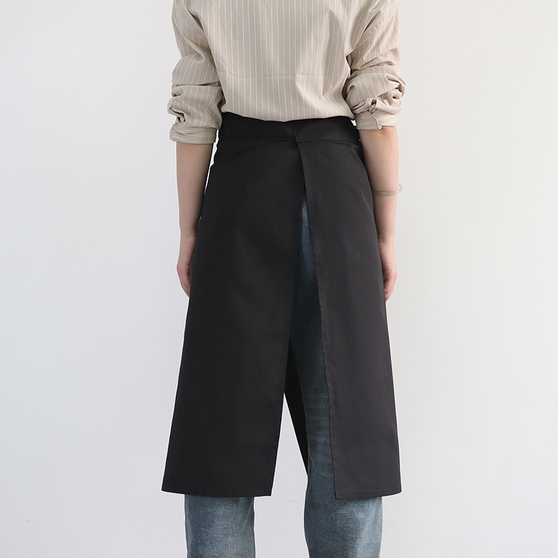 Transfronterizo Amazon poliéster algodón delantal logotipo personalizado panadero chef restaurante camarero ropa de trabajo delantal