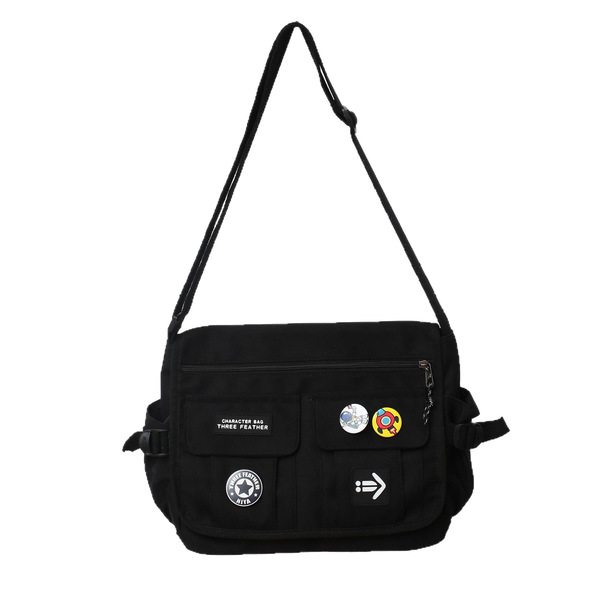 Japanese universal capacious one-shoulder bag