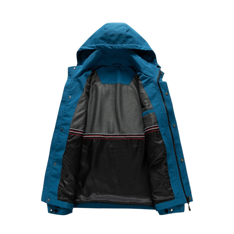 Hombres y mujeres de bolsillo chaqueta impermeable al aire libre chaqueta de trabajo delgada chaqueta de montaña ropa de montaña