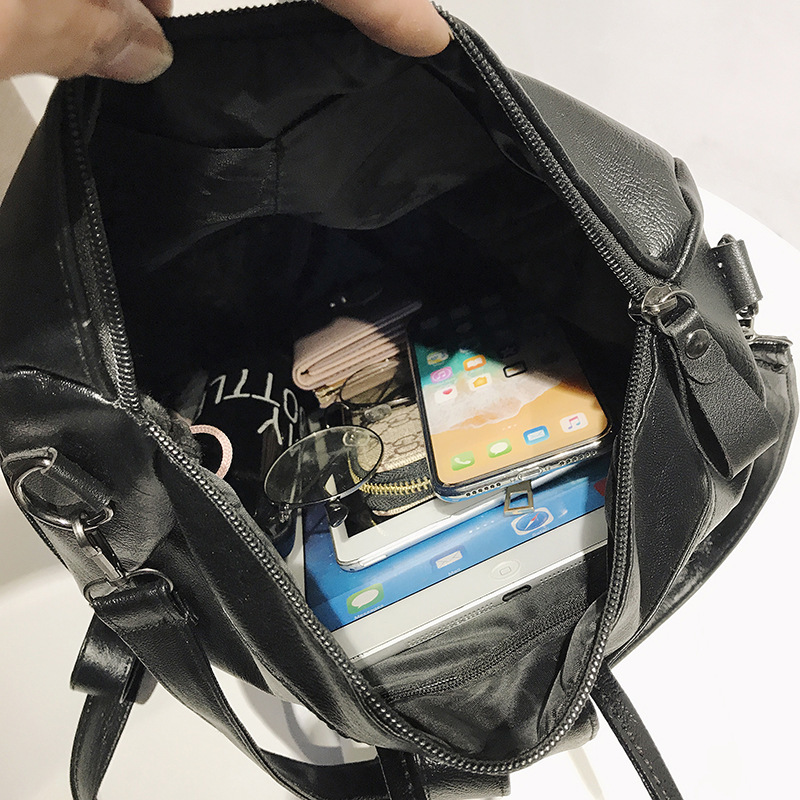 Mochila de moda de las mujeres de estilo coreano pu estilo preppy casual pequeña mochila bolsa de mujer Nuevo 2018 mochila de estudiante de moda