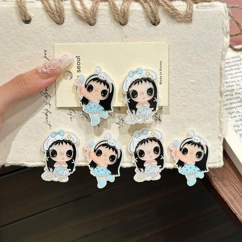 Korean-style cute yuy Xiaoyu Japanese-style acrylic hair clip, sweet and versatile side bangs clip, girl's hair accessory Korean-style cute yuy Xiaoyu Japanese-style acrylic hair clip, sweet and versatile side bangs clip, girl's hair accessory