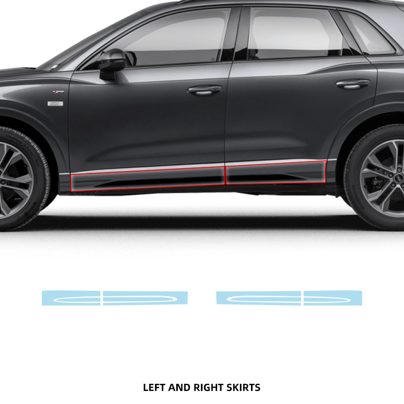 19-24 Audi Q3 máquina cortada TPU película de revestimiento de automóvil invisible película transparente película de pintura especial película protectora especial para automóviles