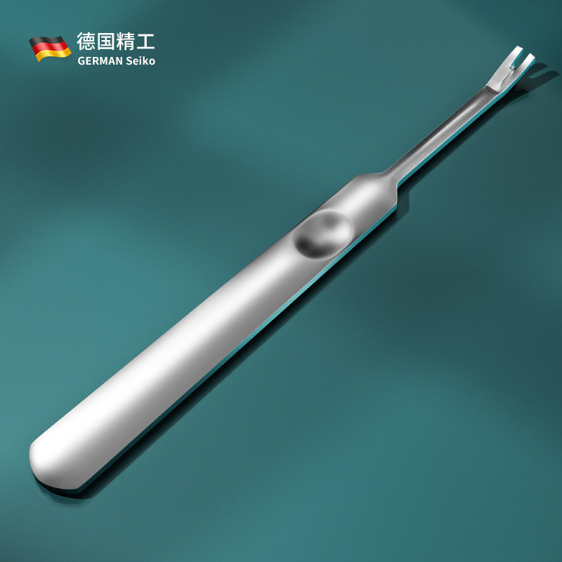 Uñas barbadas cortadoras de uñas Nail Forceps Tool Set de acero inoxidable cuero muerto cortador de uñas alemán doble cabeza image 16