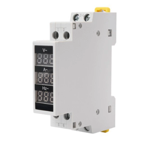 Цифровой дисплей, направляющая, трехдисплейный вольтметр, амперметр, герцметр, трехсегментный дисплей VAHZ, ремешок, трансформатор