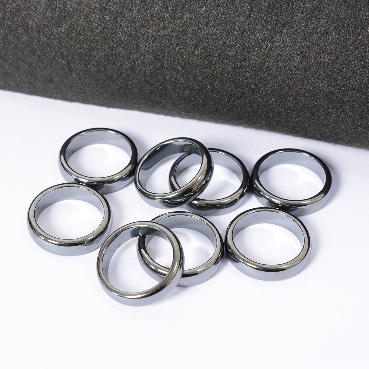 Cross-Border Hematite Rings, Rings, Hot-Selling Ring Gifts at Exhibitions, Fashionable Street Stalls and Small Accessories