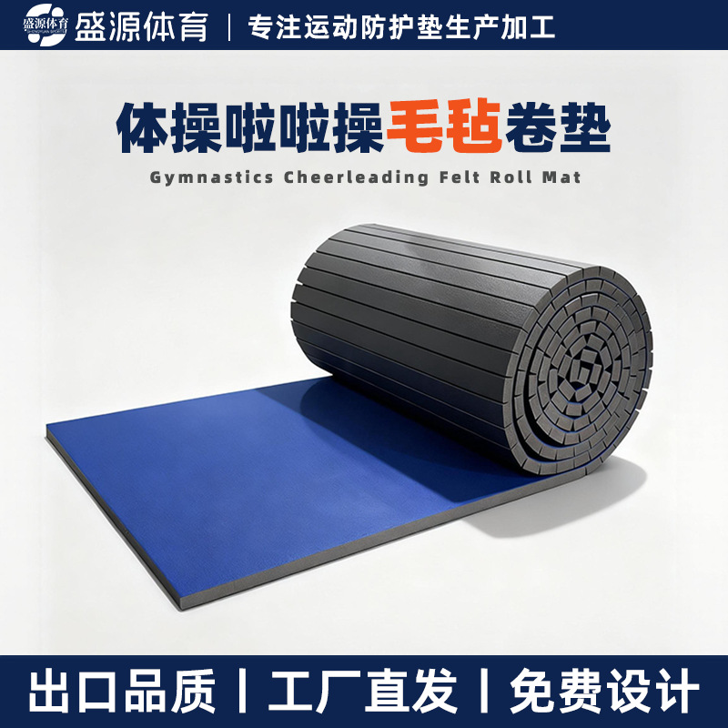Cheerleading Roll Mat Aerobics Xpe Floor Mat Dance Gymnastics Mat Taekwondo Training Sports Judo Fighting Mat