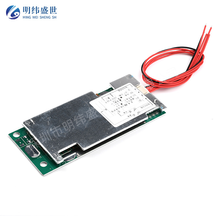 4串 4S 80A分口磷酸铁锂12V带均衡电池保护板 过充过放过流带均衡