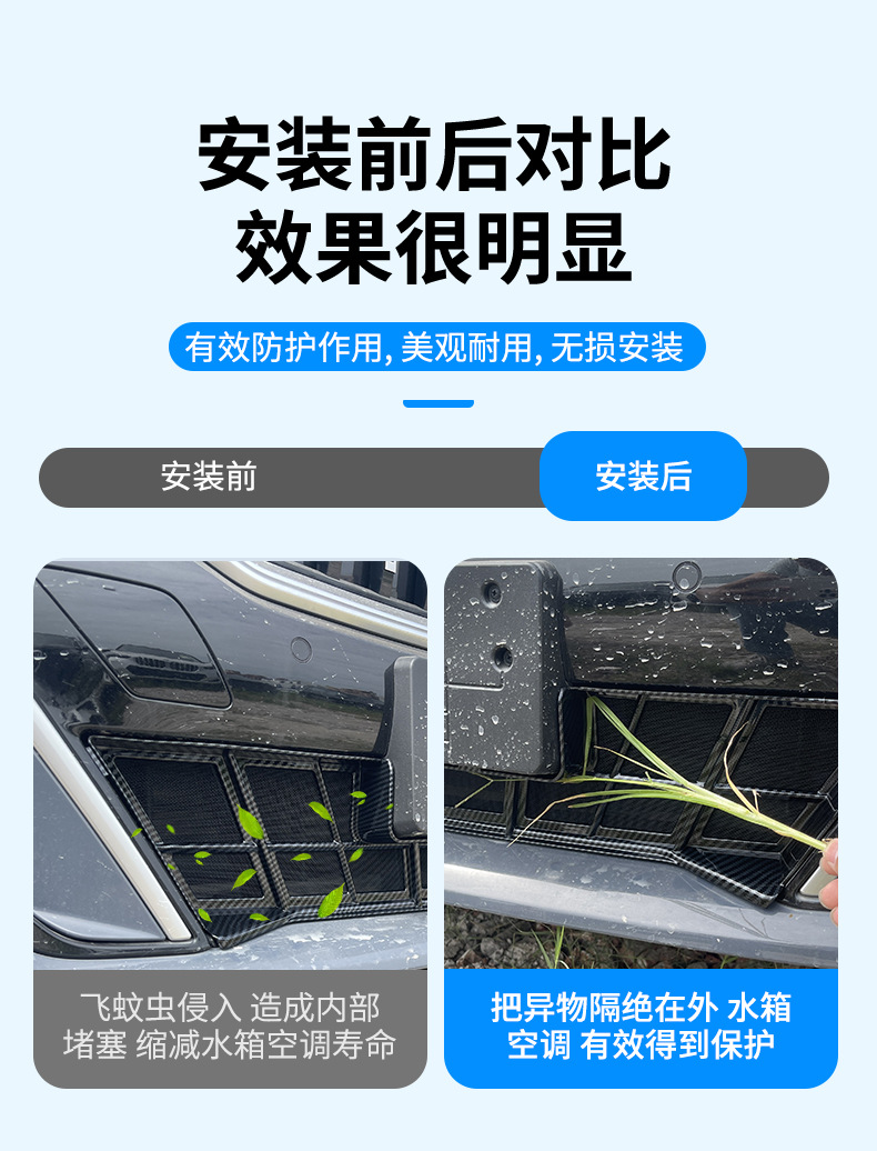 Suitable for Bmw 24 Model 5 Series Sports Version Car Insect-Proof Net, Insect-Proof Net for Radiator Grille, Protective Air Intake Mask