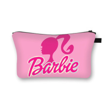 新款芭比化妆包女生大容量可爱洗漱包儿童耐磨涤纶收纳包包一个批