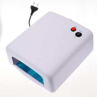 Manicure Machine 818 Ultraviolet Phototherapy Lamp White 36-Watt Uvled Phototherapy Machine Phototherapy Lamp with 4 Lamps