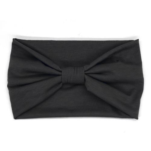 European and American hot selling fashionable wide-brimmed headband solid color yoga headscarf sweat-absorbent elastic fitness breathable headband women's headband
