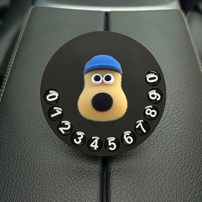 Nömrəli dayanma kartı | Car Moving Phone Number - cute-cartoon-012-parking-sign