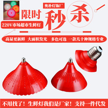 LED生鲜灯猪肉灯高压220V超市水果灯熟食灯卤菜灯海鲜540珠鲜肉灯