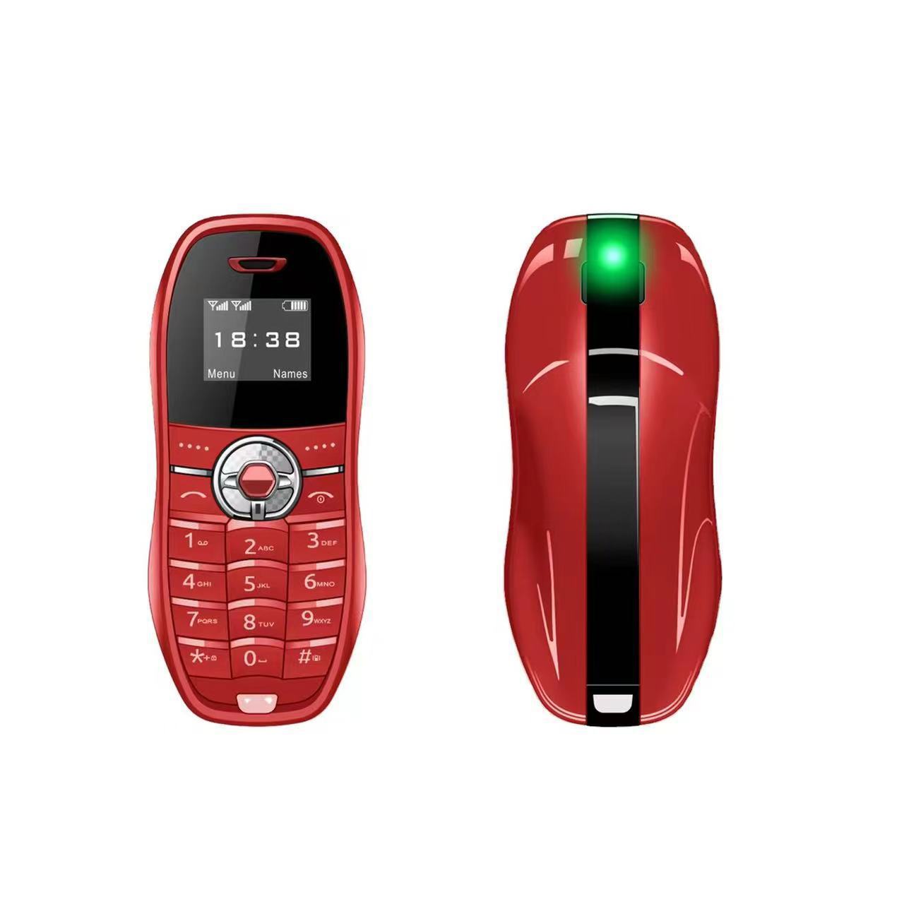 跨境mini款X18手机汽车按键迷你功能机直板双卡外文机