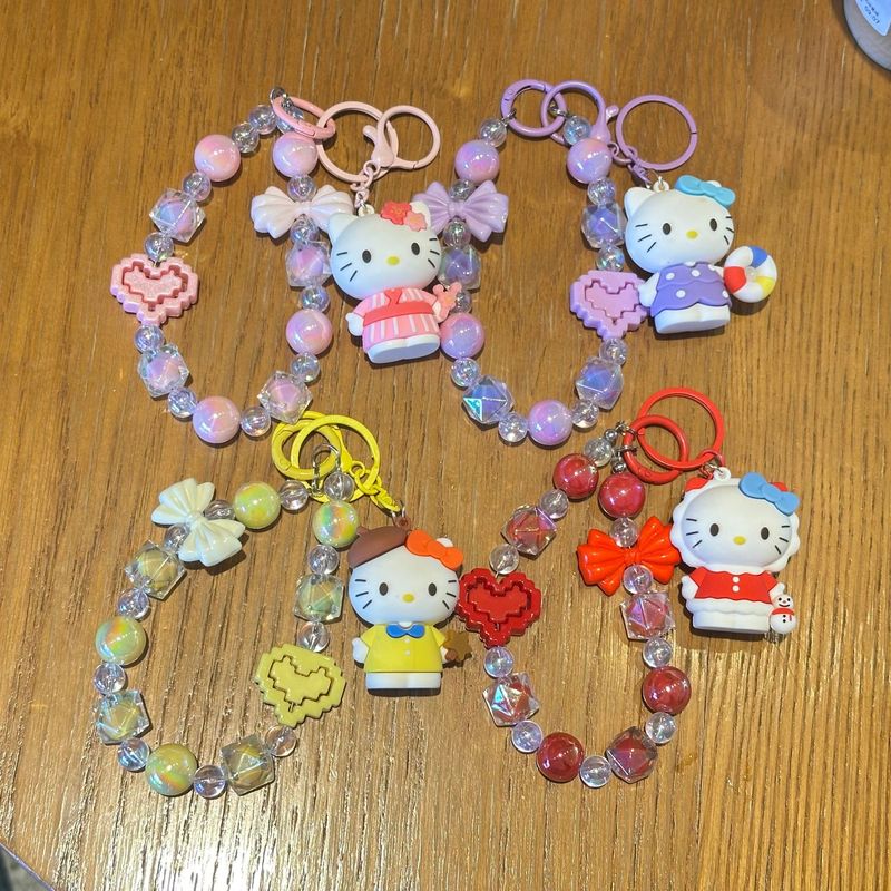 新しい愛の積み木ハローキティのキーホルダー|undefined