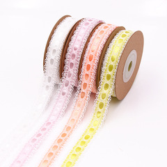 Cross-border 5 meters / roll spring polyester ribbon satin ribbon lace trim clothing accessories DIY accessories 