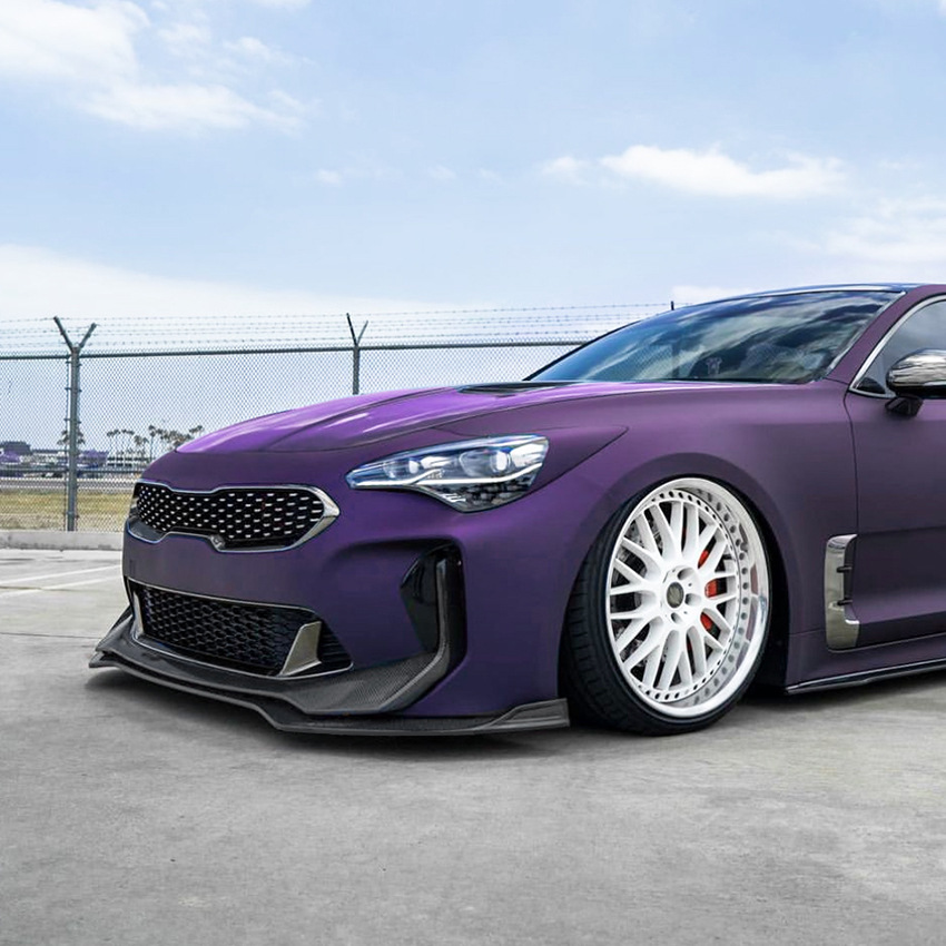 Suitable for Kia Stinger - Front lip spoiler, front corner covers, front bumper, cross-border modification parts
