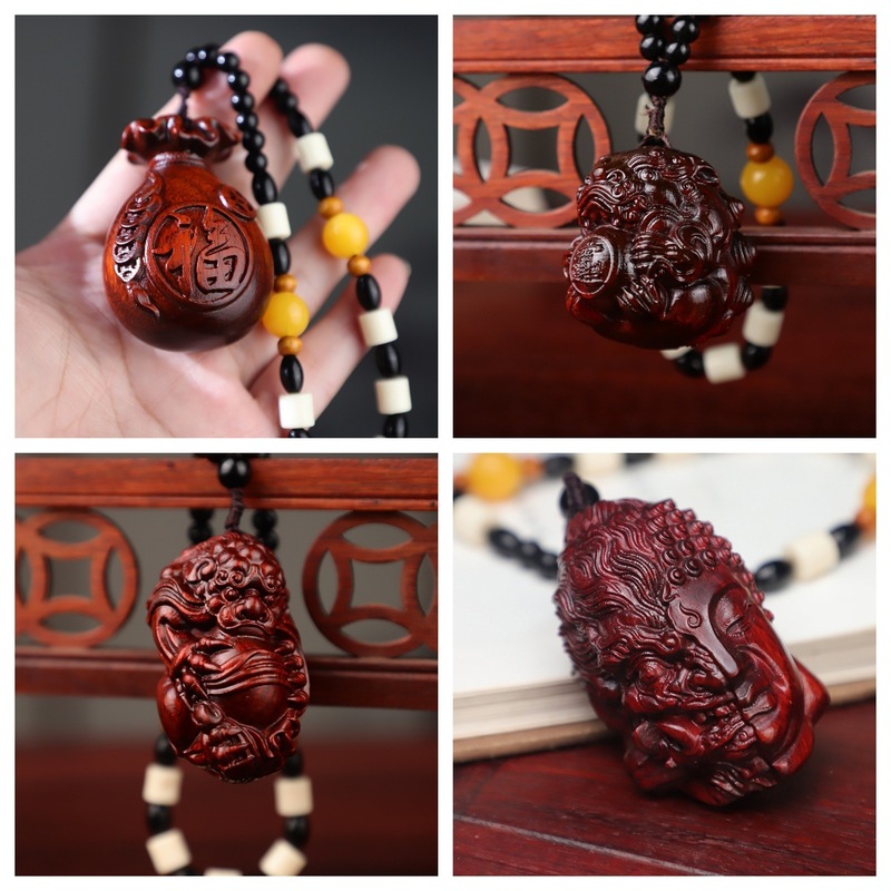 卸売小葉ローズウッドひょうたんティーポット貔貅福袋木製文具ハンドルピース露店景勝地ホット販売工芸品|undefined