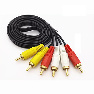 �S��ֱ�N AV�� DVDҕ�l�� ���l��6�^ 1.5m 3��3 ������RCA��1.5��