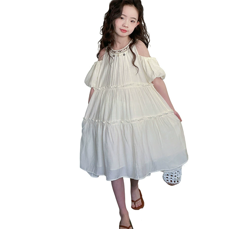 Summer dress, summer clothing, small princess costume, skirt, western style, for teenagers