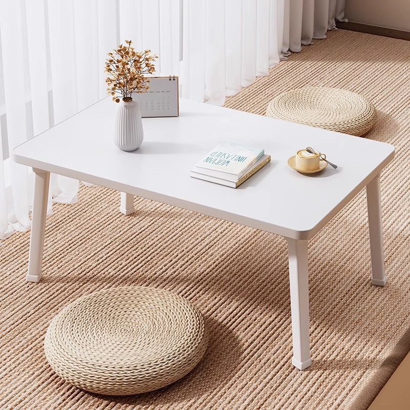 Mesa pequeña con ventana salediza, mesa de té para el hogar, mesa de café plegable, dormitorio, tatami, mesa kang, balcón, cama grande, escritorio