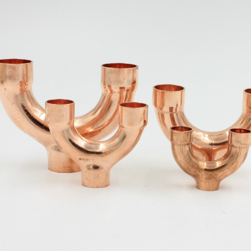 Refrigeración y aire acondicionado cobre Y-tipo codo en forma de U hermosa camiseta aplicable Rama de protección del medio ambiente