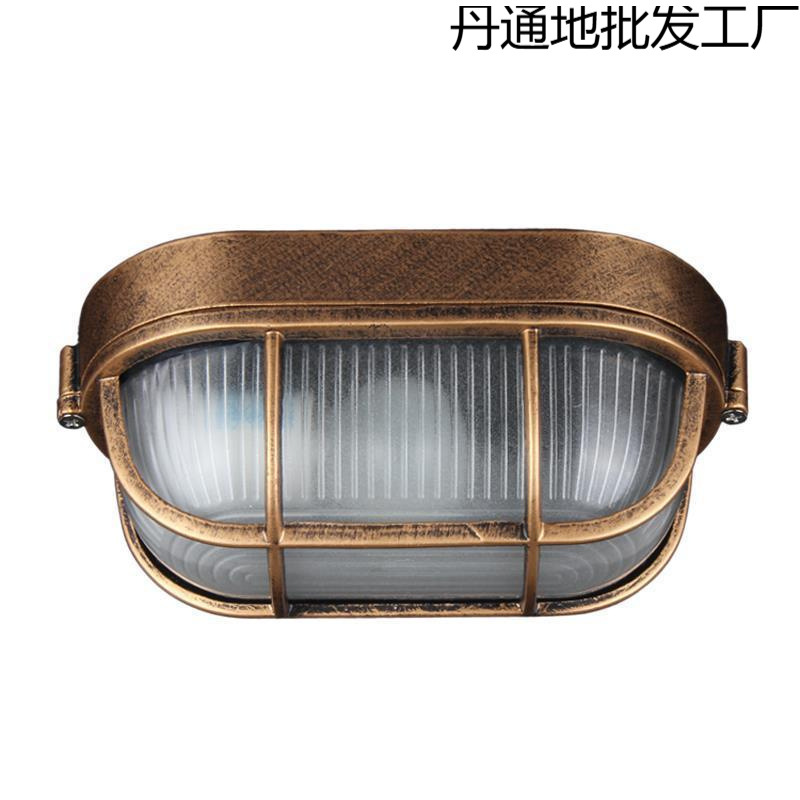 户外LED复古欧式美式防潮防爆浴室厨房卫生间厕所防水防雾吸顶灯