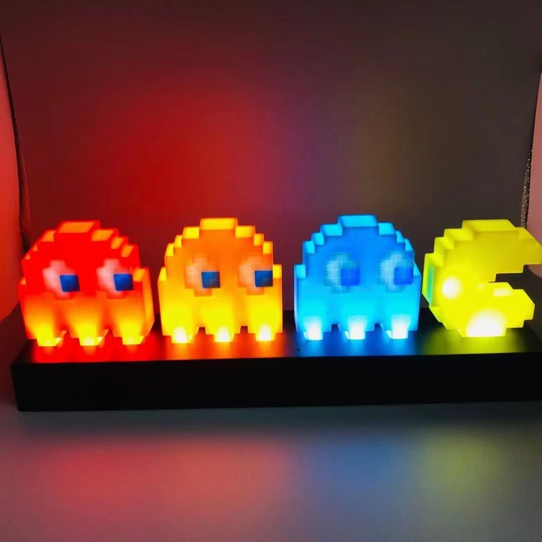 Creative table night light sound-controlled music rhythm light sound-sensing color-changing e-sports room indoor desktop atmosphere light