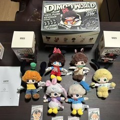 DIMOO WORLD祖国版迪莫系列 搪胶脸毛绒公仔潮玩盲盒挂件礼物批发