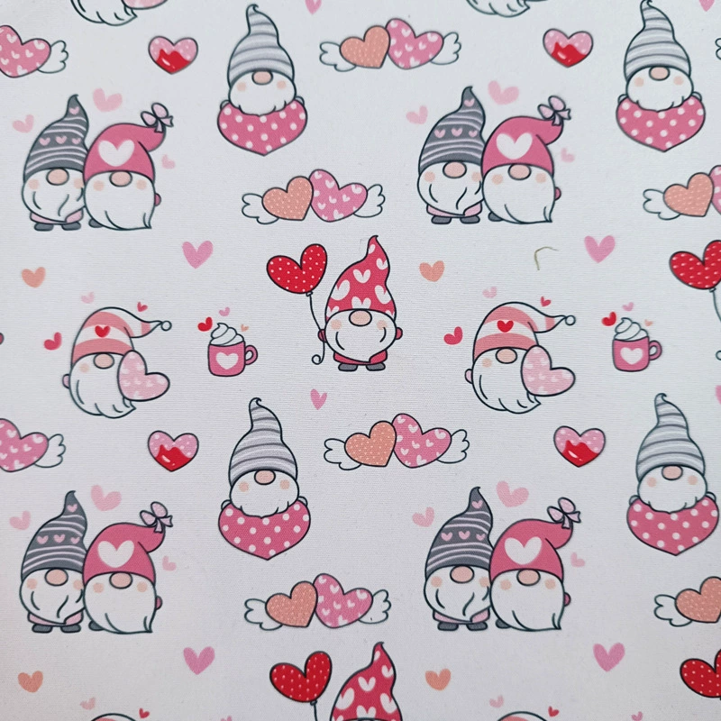 Amazon Valentine's Day Handmade cloth head cloth group DIY patchwork love plaid letter digital printing fabric