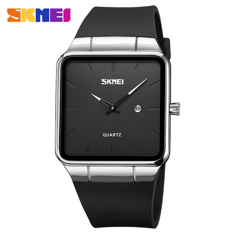 SKMEI Fashion Square reloj de hombre productos genuinos reloj de hombre de alta gama simple reloj de cuarzo impermeable