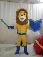 動漫玩偶游戲活動展示小獅子人穿表演裝扮道具肌肉雄獅服卡通人偶