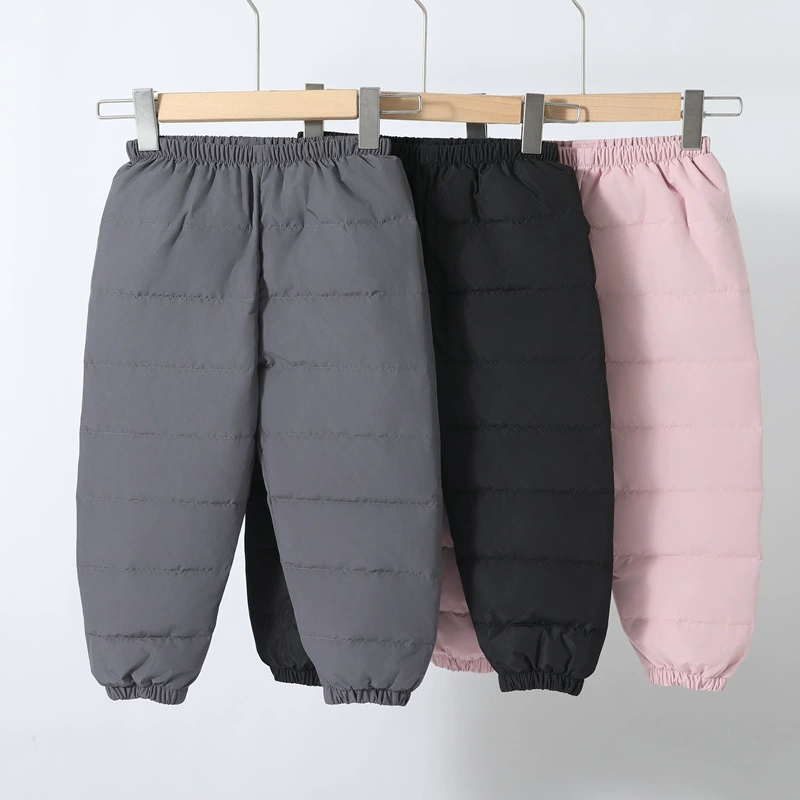 Может носить внутри и снаружи ~ Дети пуховые брюки детские пуховые брюки детские пуховые брюки для мальчиков
