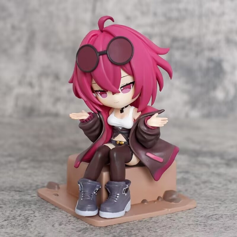 앉은 자세 SD 피규어 14cm PVC 책상 장식 선물용