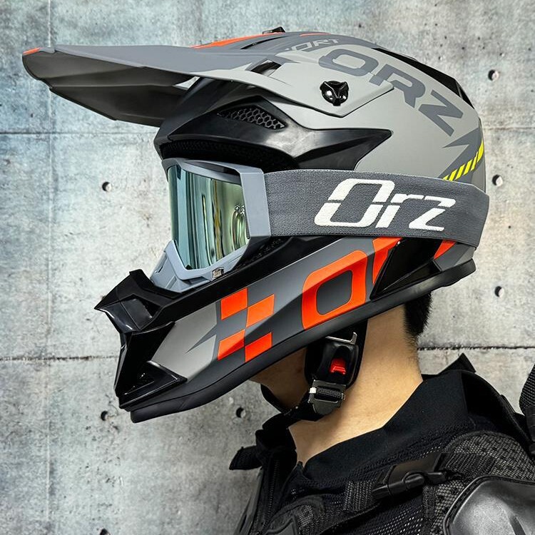 ORZクロスカントリーヘルメットオートバイヘルメット男女全ヘルメットゴーカートラリーヘルメットマウンテンバイクスピード降下3C認証|undefined