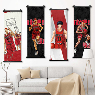 HD spray painting Slam Dunk star poster living room decorative painting Liuchuan Maple cherry blossom wall hanging painting