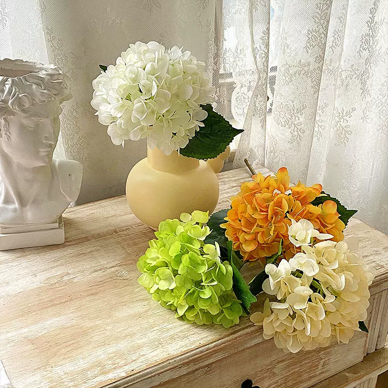 高端绣球仿真花婚庆婚礼布置家居客厅桌面装饰摆件手捧花假花批发