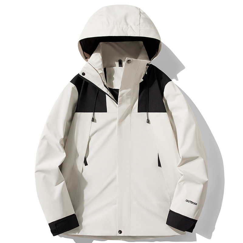 Chaqueta de Montaña Impermeable y Cortavientos 3 en 1 Desmontable, Estilo Unisex, Nueva Colección 2025