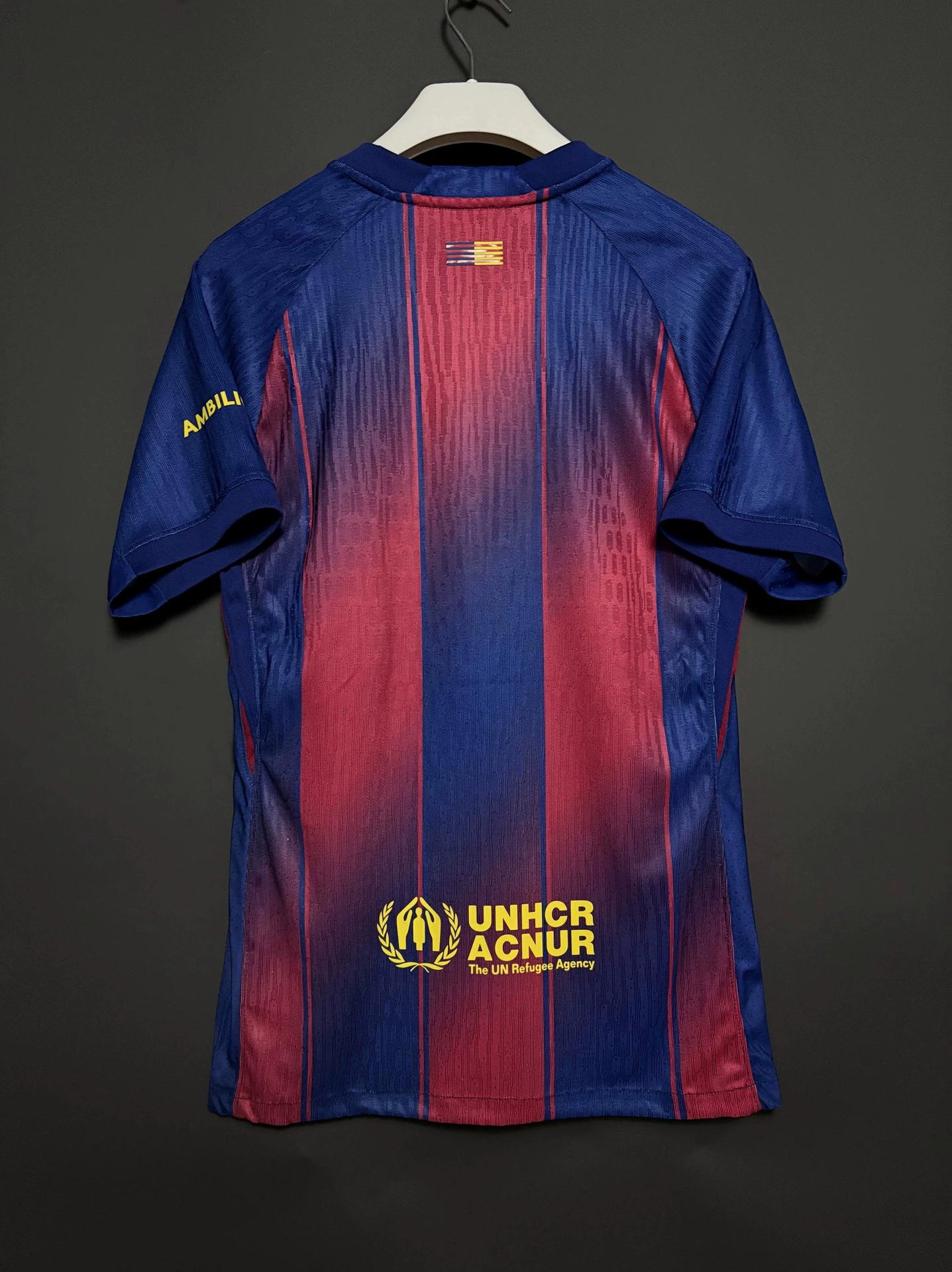Игровая футболка Barcelona player version, домашняя и выездная, с возможностью нанесения номера, размеры S–2XL